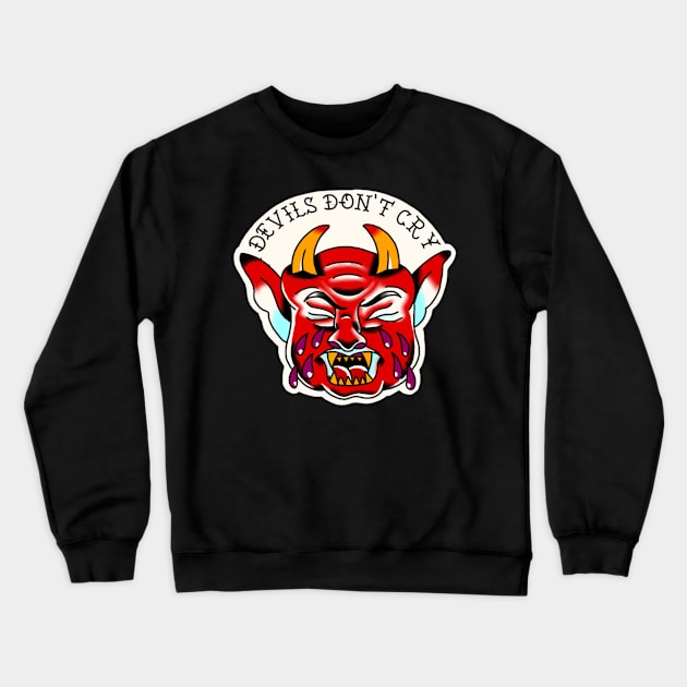 devils dont cry Crewneck Sweatshirt by rafaelwolf